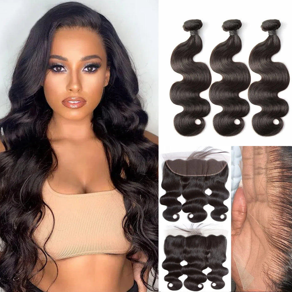 Brazilian-body-wave-bundles-with-frontal-deals-virgin-human-hair-no-tangle-no-shedding-Hd-lace-frontal-best-hair-Extensions