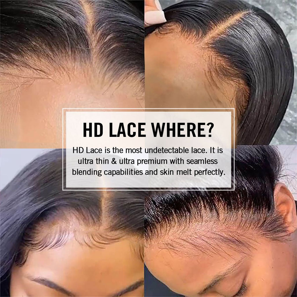 Water Wave 13x6 Real Hd Lace Frontal Only 4x4 5x5 Hd Closure Only